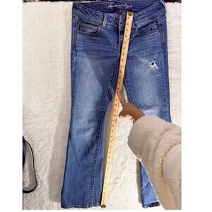 American Eagle Slim Boot Stretch Size 6 RN54485 Distressed